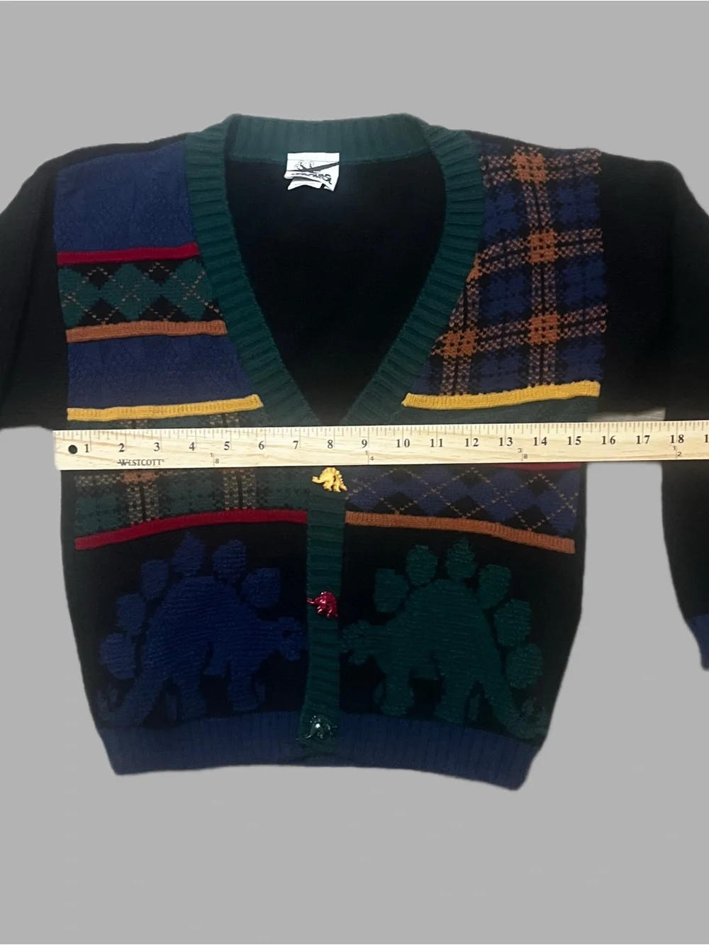 Ground Control VTG 90’s Kids Cardigan Sweater Size Large 7